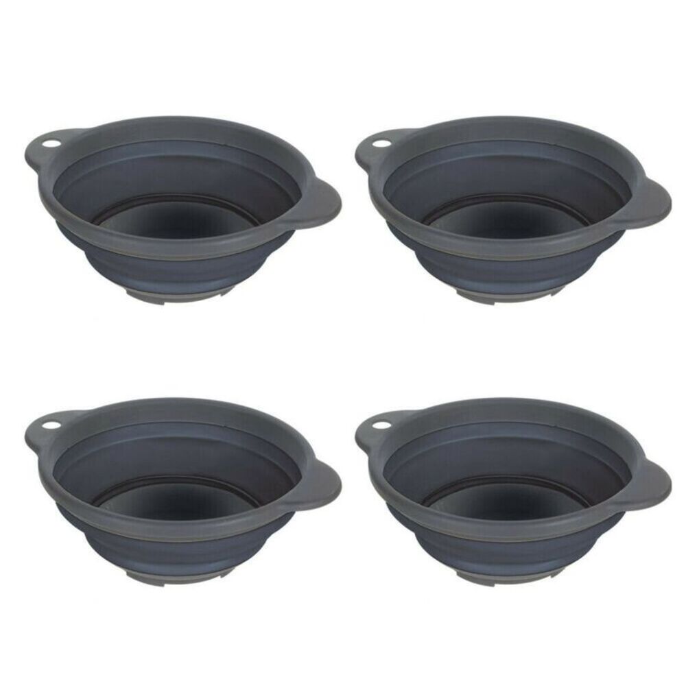 Regatta Folding Bowl (Set Of 4) / Ebony Grey